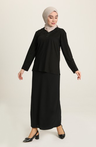 Blouse Noir 0348-01