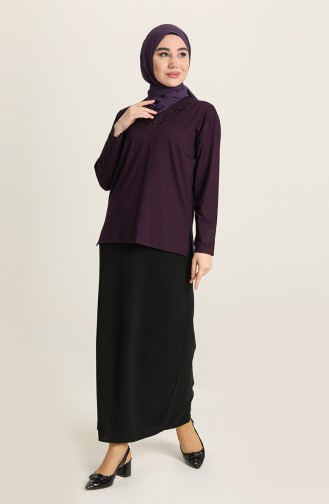 Blouse Plum 0348-04