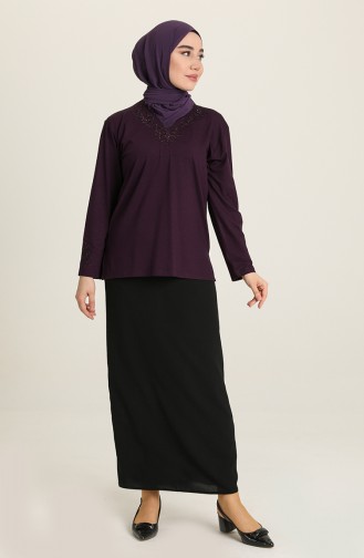 Zwetschge Bluse 0348-04