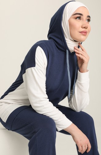 بيجامة الرياضة أزرق كحلي 50124-02