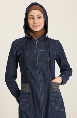 Dunkelblau Abayas 9309-01