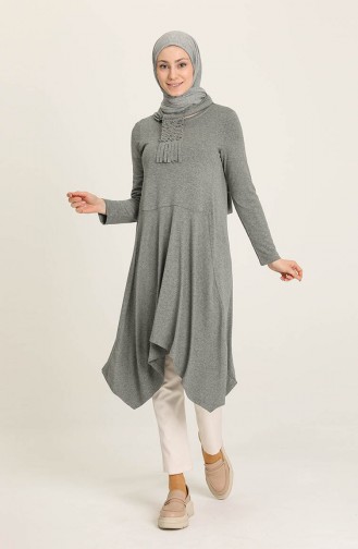 Asymmetrische Tunika 37412-04 Grau 37412-04