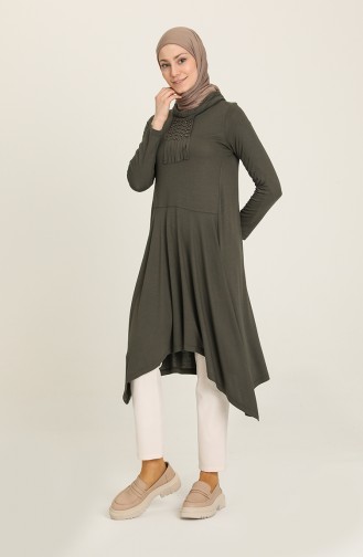 Asymmetric Tunic 37412-05 Kaki 37412-05