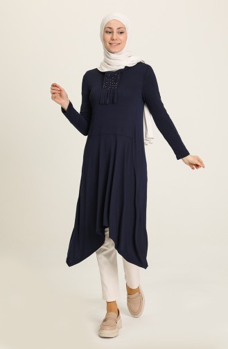 Navy Blue Tuniek 37412-01