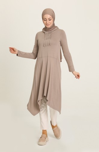 Asymmetrische Tunika 37412-03 Nerz 37412-03