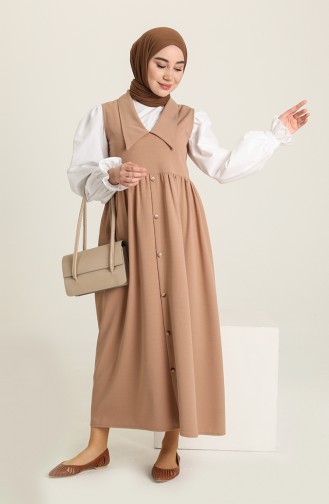 Gilet عسلي 8005-05