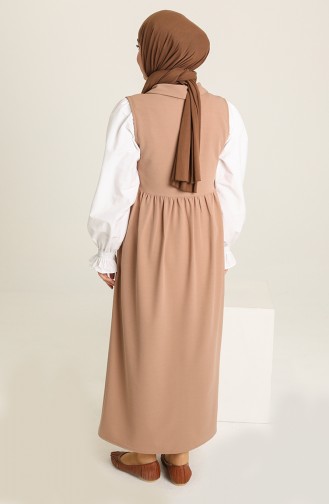 Gilet عسلي 8005-05