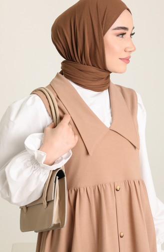 Gilet عسلي 8005-05