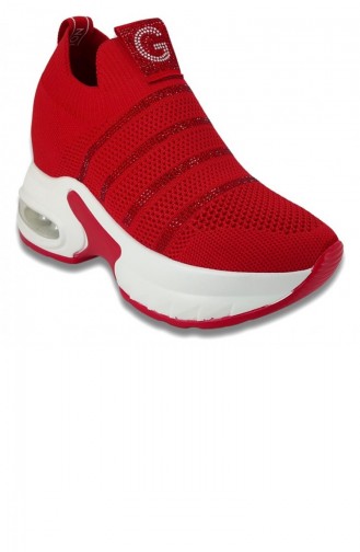 Guja 30011 22Ya Sneaker Günlük Bayan Spor Ayakkabı-Kırmızı