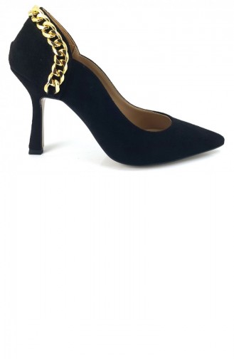 Black High-Heel Shoes 11873