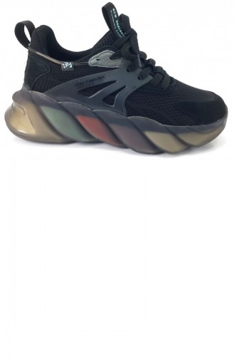 Guja 3183 22Ya Sneaker Günlük Bayan Spor Ayakkabı-Siyah