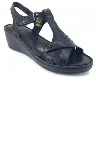 Black Summer Sandals 11903