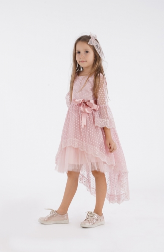 Pink Children`s Dress 01