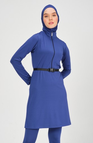 Indigo Hijab Badeanzug 22661-02