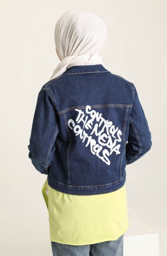 Navy Blue Jacket 9072A-01