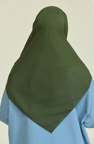 Krep Eşarp 15289-19 Asker Yeşil