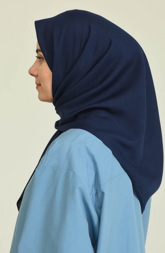 Cotton Düz Eşarp 15300-18 Lacivert