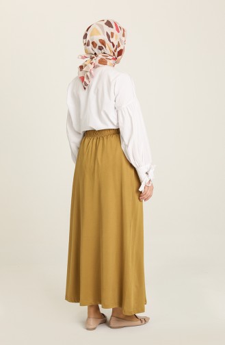 Jupe Moutarde Foncé 8473-01