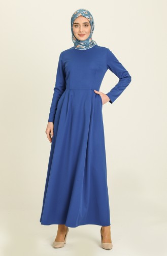 Saxon blue İslamitische Jurk 3372-04