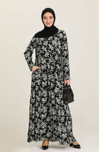 Robe Hijab Noir 3375-04