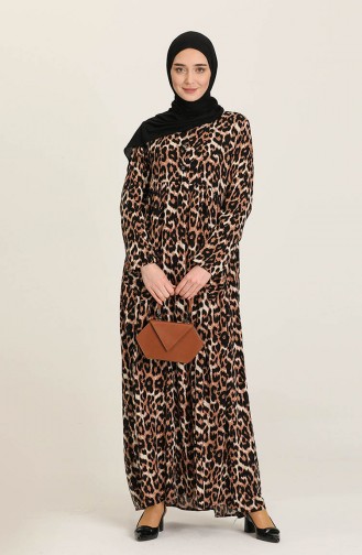 Black Hijab Dress 3375A-01