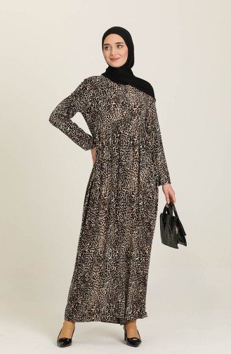 Black Hijab Dress 3375B-01
