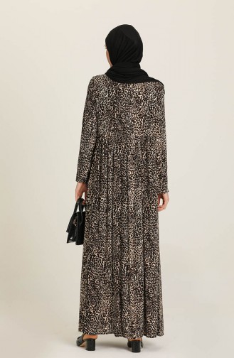 Black Hijab Dress 3375B-01