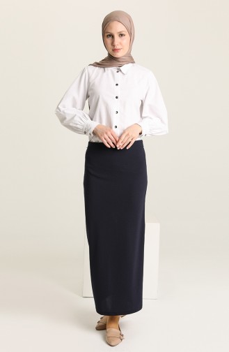 Navy Blue Rok 2398-06