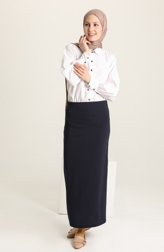 Navy Blue Rok 2398-06