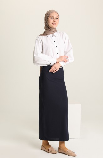 Navy Blue Rok 2398-06