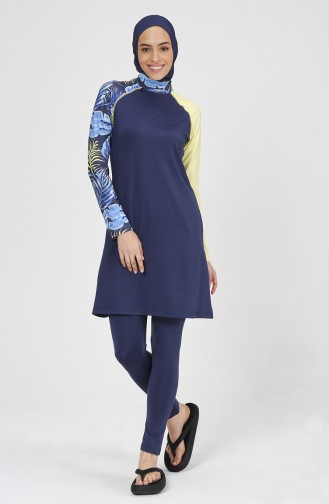 Navy Blue Swimsuit Hijab 22642-01