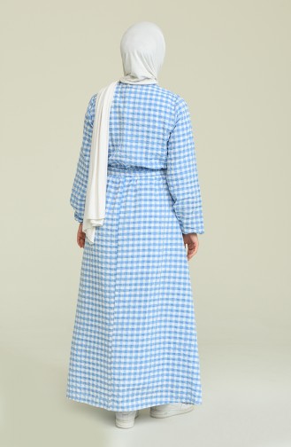 Robe Hijab Bleu 5011-04