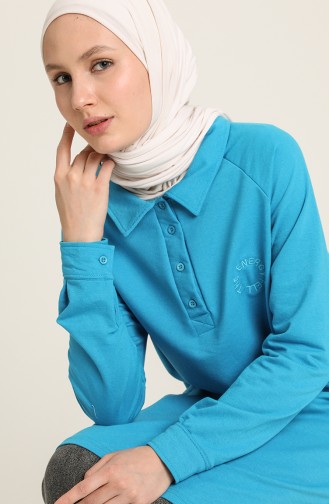 Turquoise Tuniek 3026-09