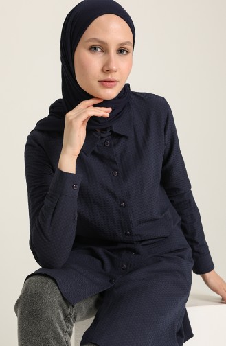 Navy Blue Tuniek 4333-02