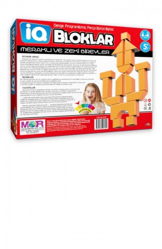Mor Toys Iq Bloklar 3 Oyun 1 Arada 8680480597201