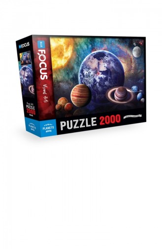 Blue Focus Gezegenler 2000 Parça Puzzle 8681176323432