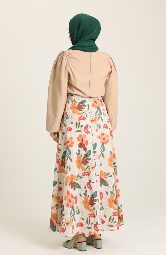 Orange Skirt 227115-01