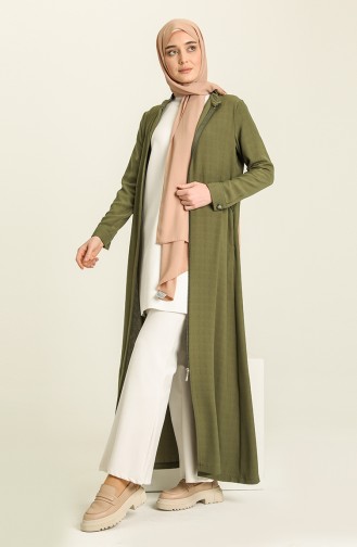 Dunkel Khaki Abayas 6848-14