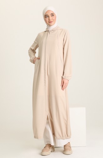 Beige Abayas 6896-06