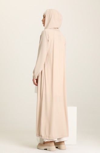 Beige Abayas 6896-06