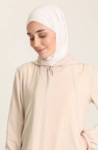 Beige Abayas 6896-06