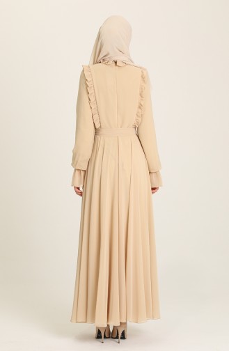 Gold Hijab-Abendkleider 13044