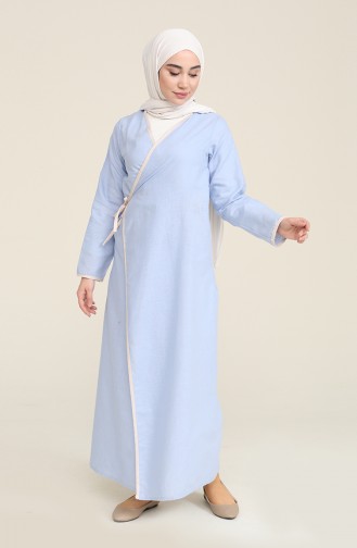 Robe de Prière Bleu Glacé 7035-12