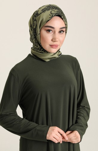 Sandy Tunik Etek İkili Takım 6000-04 Yeşil