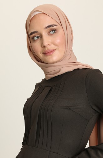 Rot Hijab Kleider 3371-04