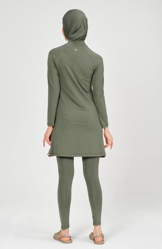 Khaki Hijab Badeanzug 22655-02