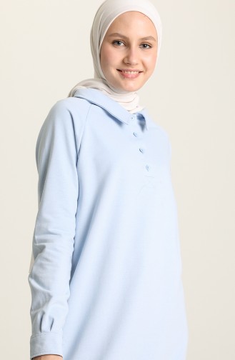 Polo Yaka Tunik 3026-16 Bebe Mavisi