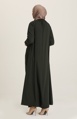 Khaki Abaya 5023-02