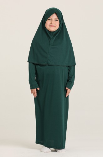 Emerald Green Prayer Dress 1600-02