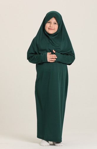 Emerald Green Prayer Dress 1600-02